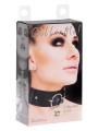 Obróżka O-Ring Front Collar Black/Silver Kinky Diva