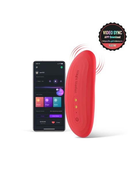 Wibrator Nyx Smart Panty Vibrator Red Magic Motion