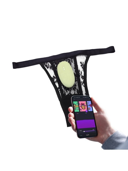Wibrator Nyx Smart Panty Vibrator Green Magic Motion