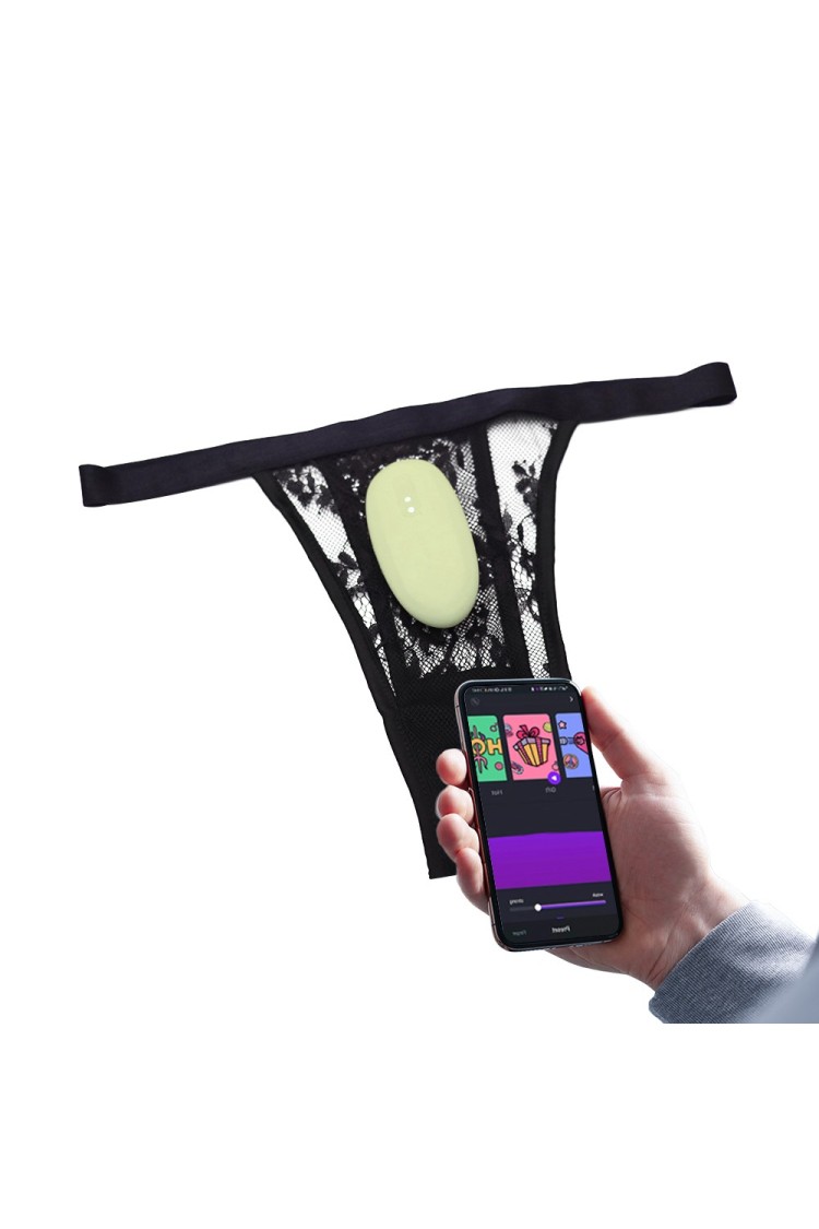 Wibrator Nyx Smart Panty Vibrator Green Magic Motion