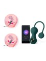 Kulki Do Ćwiczeń Mięśni Kegla Crystal Duo Green Magic Motion