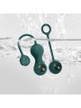 Kulki Do Ćwiczeń Mięśni Kegla Crystal Duo Green Magic Motion