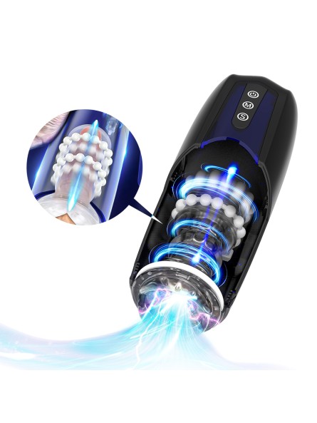 Masturbator Sterowany Aplikacją Xone Blue Magic Motion