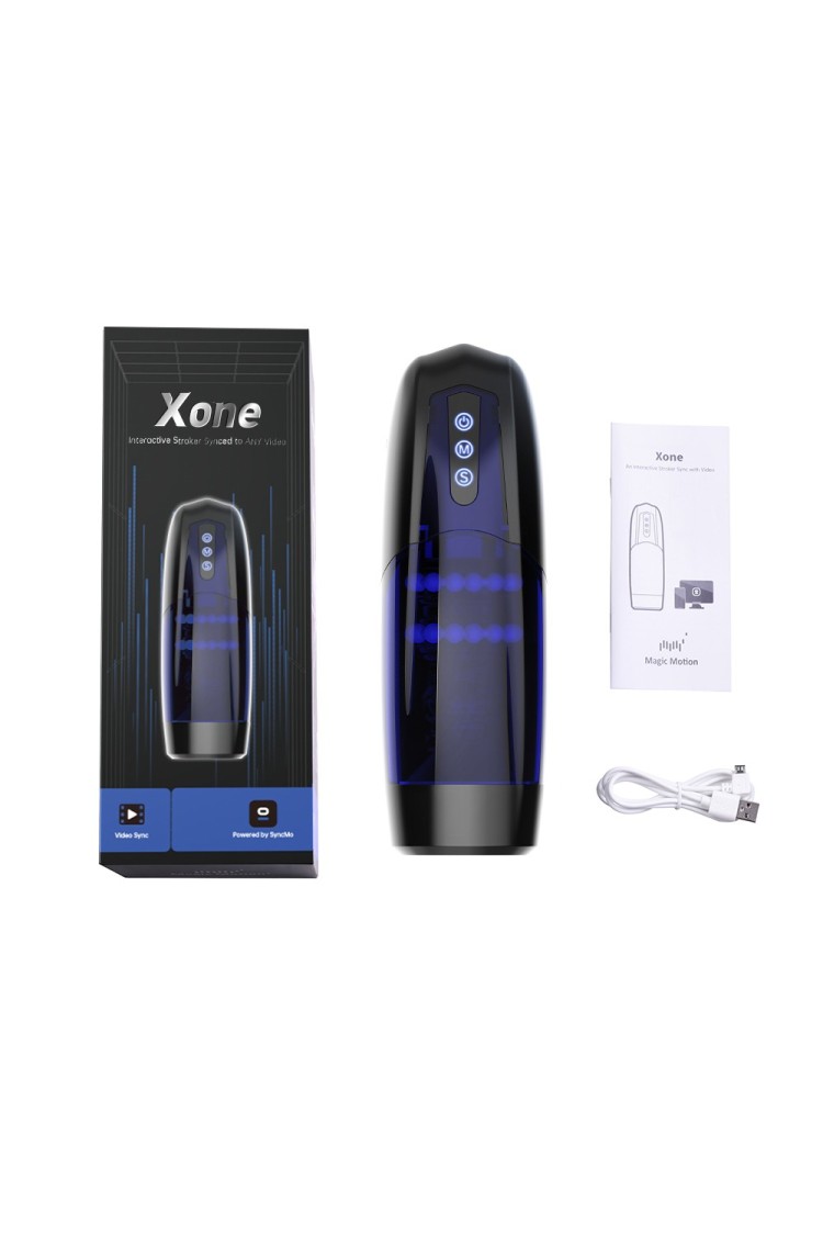 Masturbator Sterowany Aplikacją Xone Blue Magic Motion