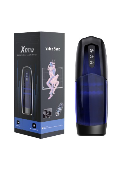 Masturbator Sterowany Aplikacją Xone Blue Magic Motion