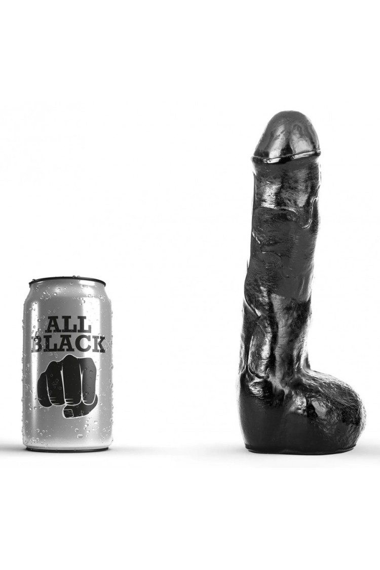 Dildo AB12 Keith 17 x 4.5cm All Black