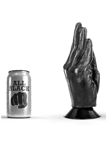 Dildo AB13 Fist 18 x 7cm All Black