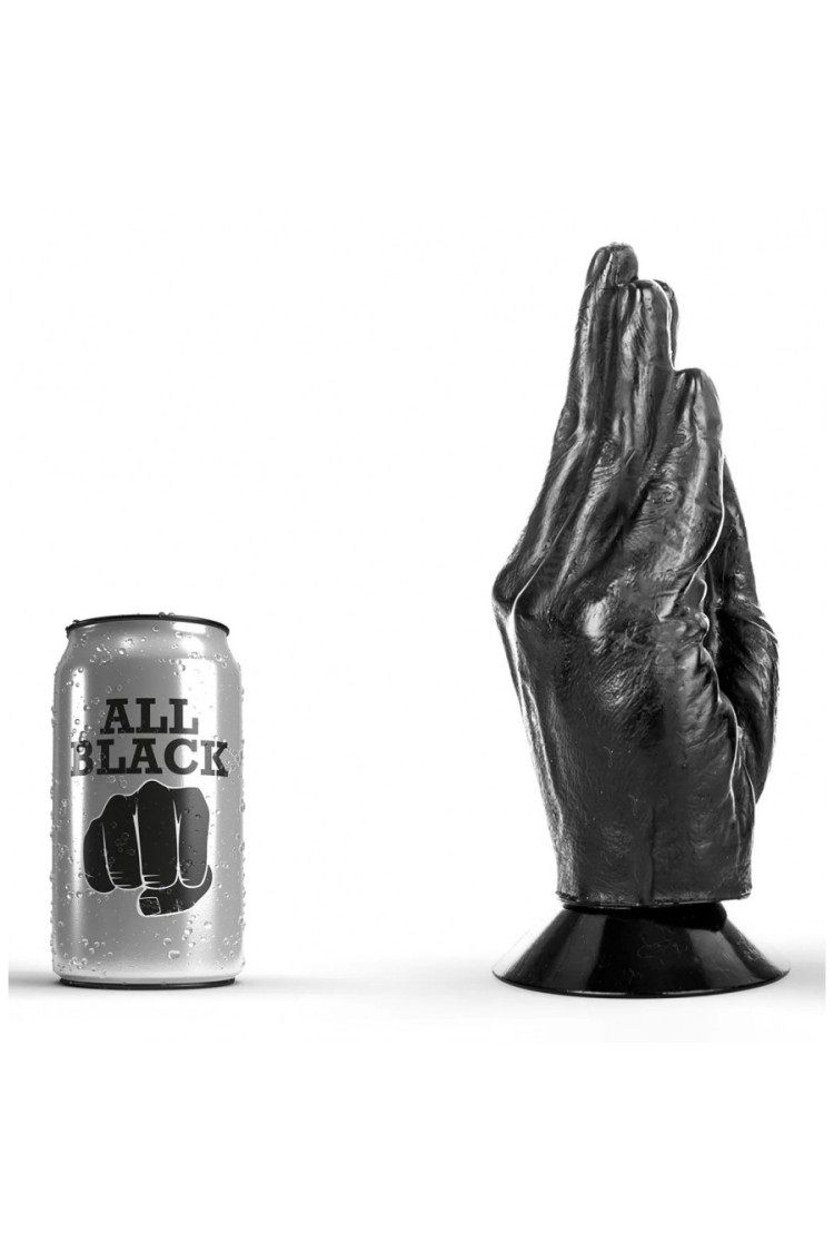 Dildo AB13 Fist 18 x 7cm All Black