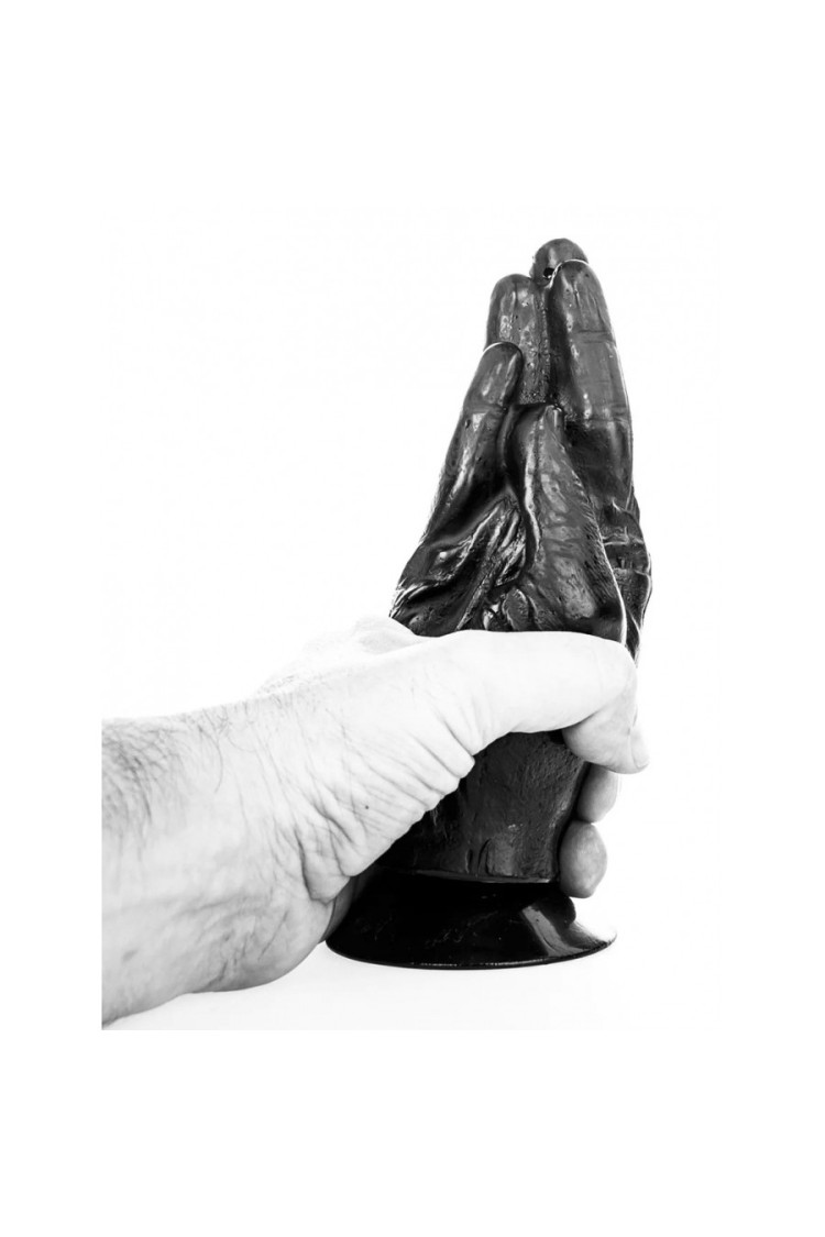 Dildo AB13 Fist 18 x 7cm All Black