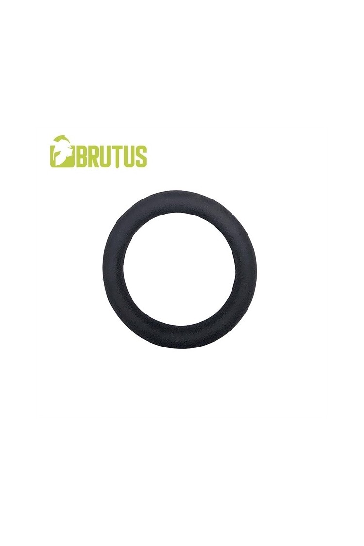 Silikonowy pierścień erekcyjny Brutus Slim Donut Silicone Cock Ring Black 50 mm