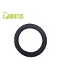 Silikonowy pierścień erekcyjny Brutus Slim Donut Silicone Cock Ring Black 50 mm