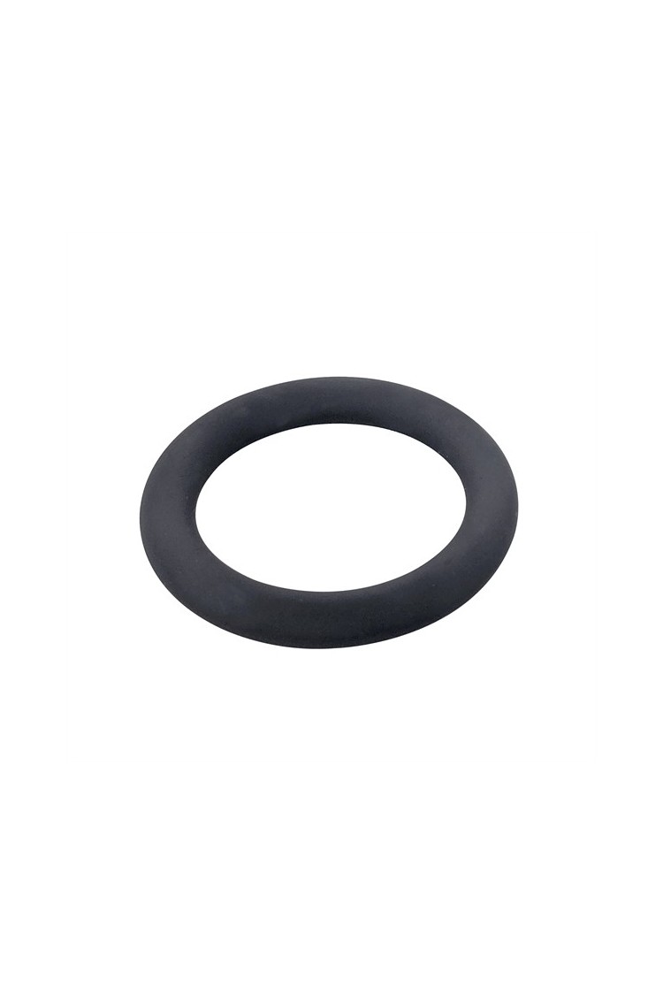 Silikonowy pierścień erekcyjny Brutus Slim Donut Silicone Cock Ring Black 50 mm