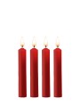 Teasing Wax Candles 4-Pack Red - Czerwony Zestaw Świec Do Bdsm Ouch! by Shots