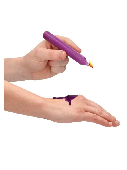 Teasing Wax Candles 4-Pack Mixed Colors - Wielokolorowy Zestaw Świec Do Bdsm Ouch! by Shots