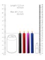 Teasing Wax Candles 4-Pack Mixed Colors - Wielokolorowy Zestaw Świec Do Bdsm Ouch! by Shots
