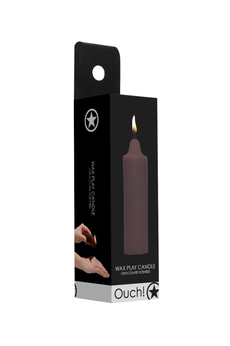 Wax Play Candle Chocolate Scented - Świeca Do Bdsm O Zapachu Czekolady Ouch! by Shots
