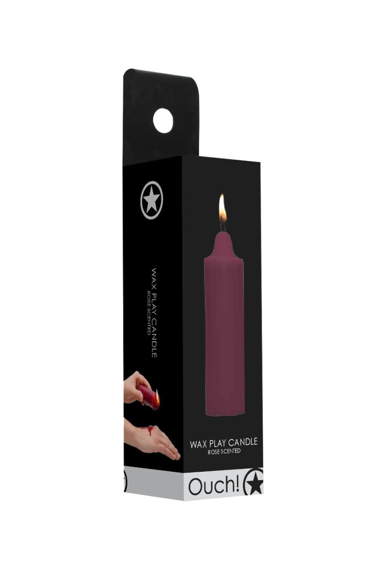 Wax Play Candle Rose Scented - Świeca Do Bdsm O Zapachu Róż Ouch! by Shots