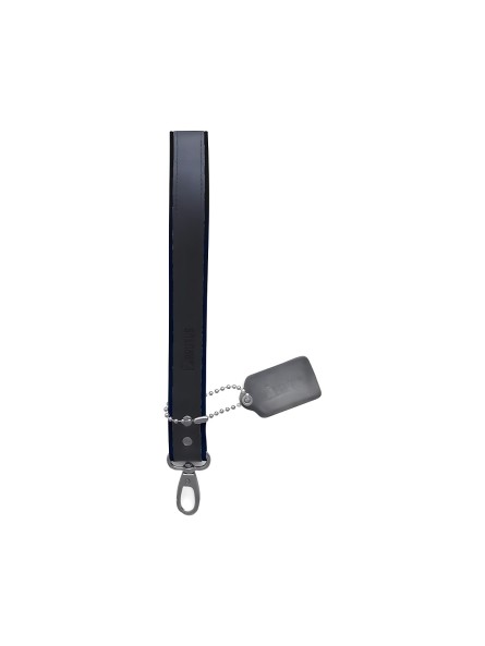 Krótka smycz Short Leather Bondage Leash Black Brutus