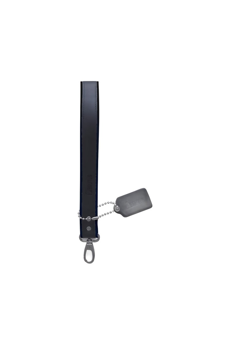 Krótka smycz Short Leather Bondage Leash Black Brutus