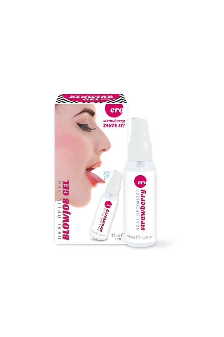 Żel Ero By Hot Oral Optimizer Deepthroat Gel Strawberry 50ml Shots