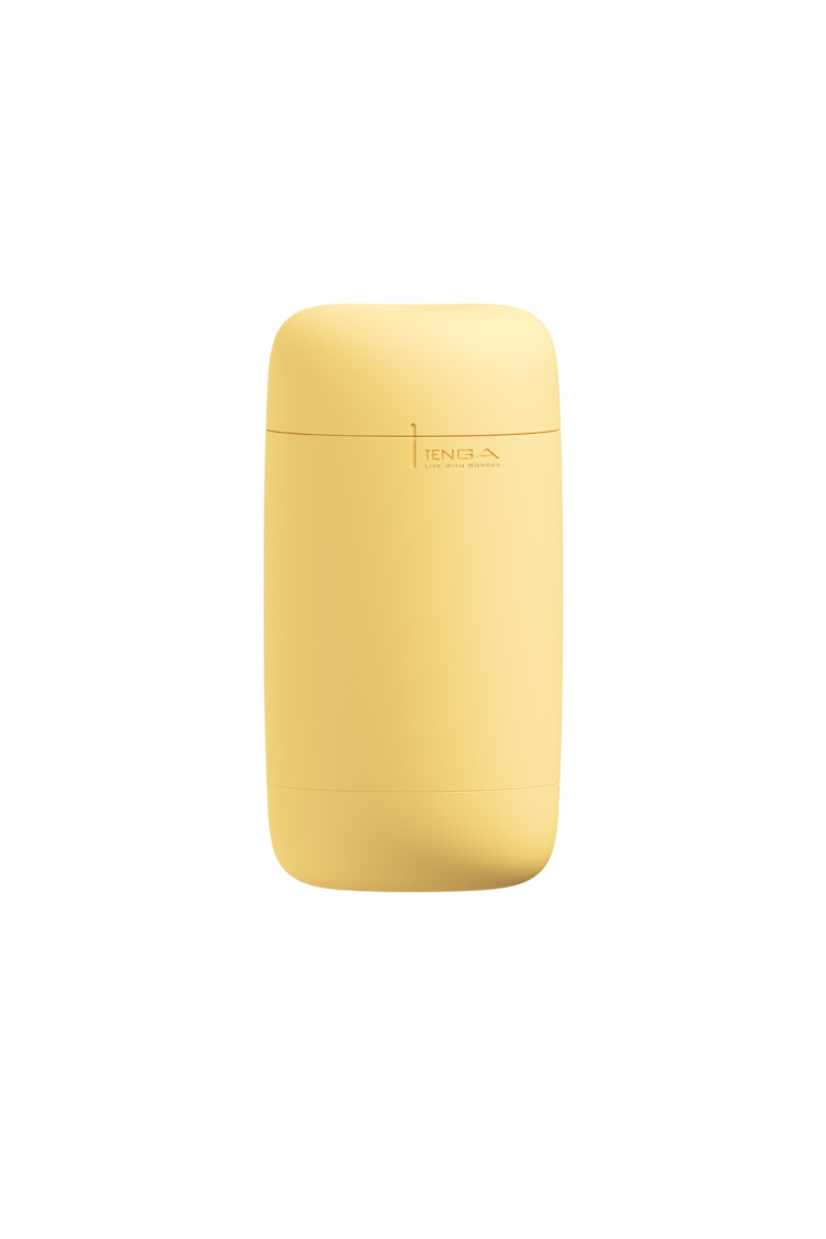 Masturbator Puffy Custard Yellow Tenga