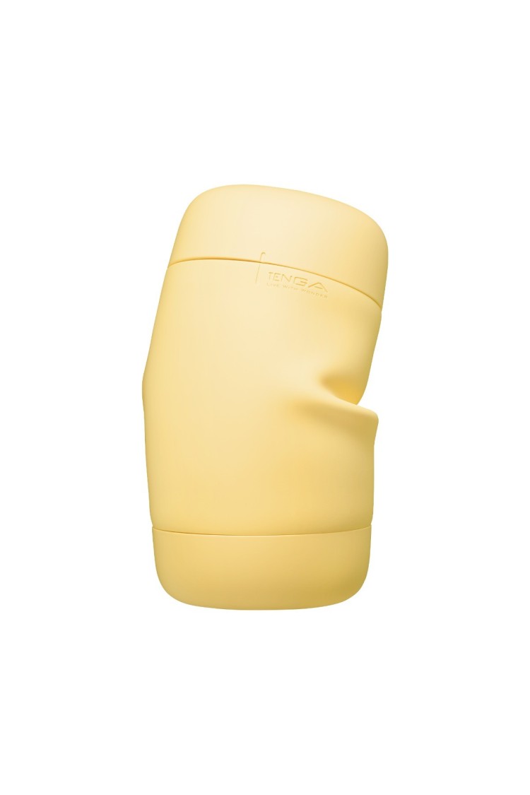 Masturbator Puffy Custard Yellow Tenga