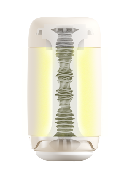 Masturbator Puffy Custard Yellow Tenga