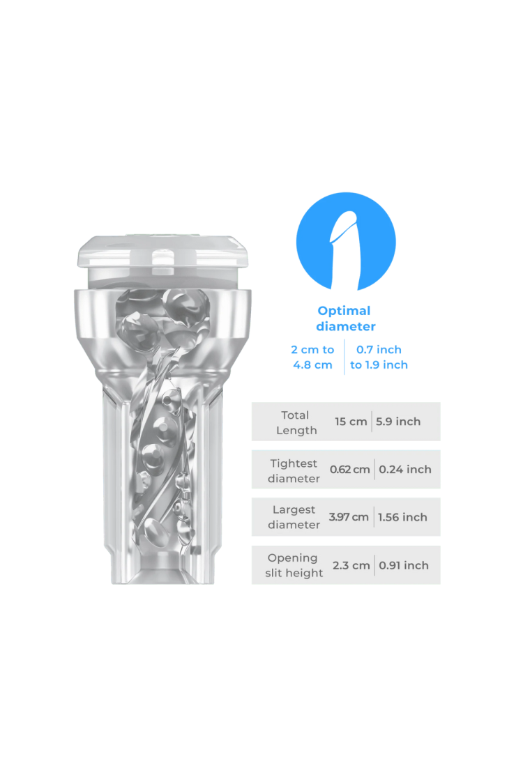 Masturbator Kiiroo Feel Pocket Stroker Crystal KIIROO