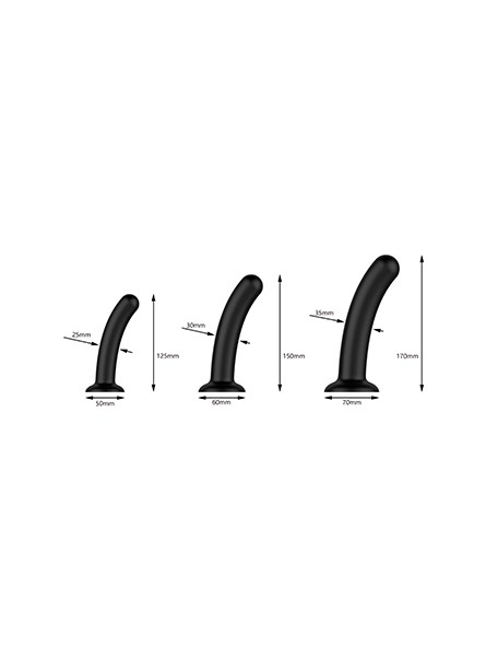 Zestaw Dilatorów Dilator Set Silicone Anal Dildos S,M,L Nexus