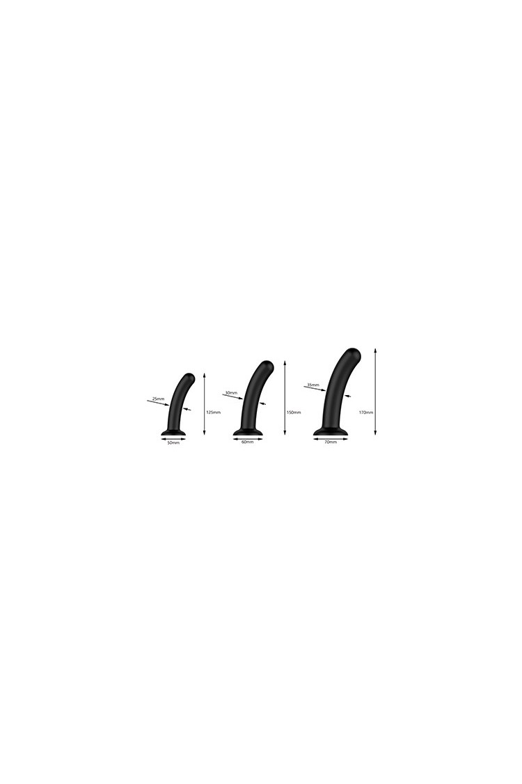 Zestaw Dilatorów Dilator Set Silicone Anal Dildos S,M,L Nexus