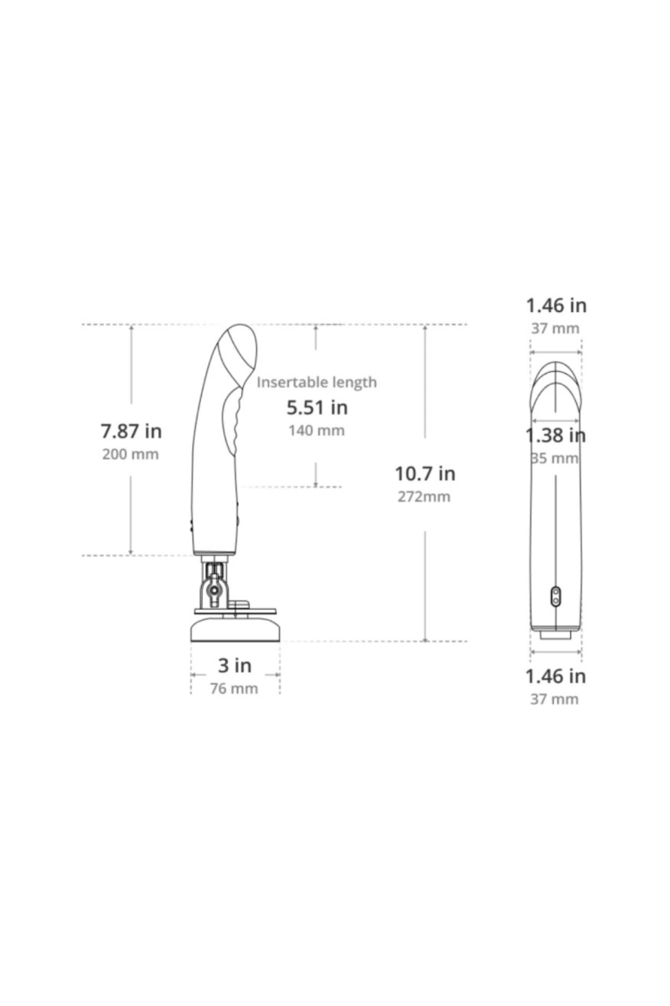Wibrujące Dildo Mission 2 Lovense