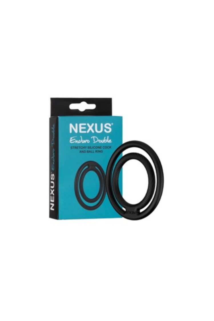 Pierścień Erekcyjny Double Enduro Cock And Ball Ring Nexus
