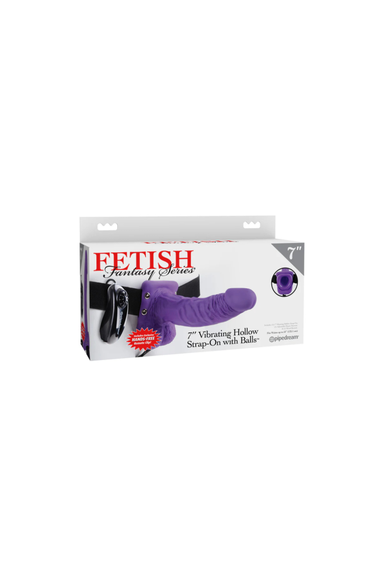 Wibrujący Pusty Strap-On Fetish Fantasy Series 7" Pipedream