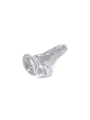 Dildo 10Cm King Cock Clear Cock With Balls Pipedream
