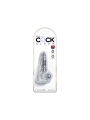 Dildo 10Cm King Cock Clear Cock With Balls Pipedream