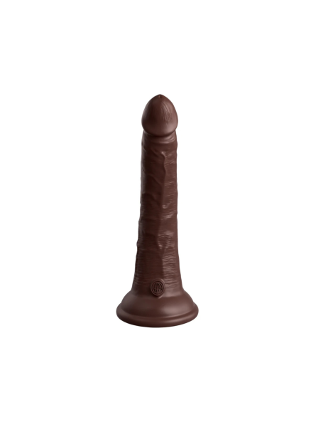 Dildo 18Cm King Cock Elite Dual Density Cock Brown Pipedream