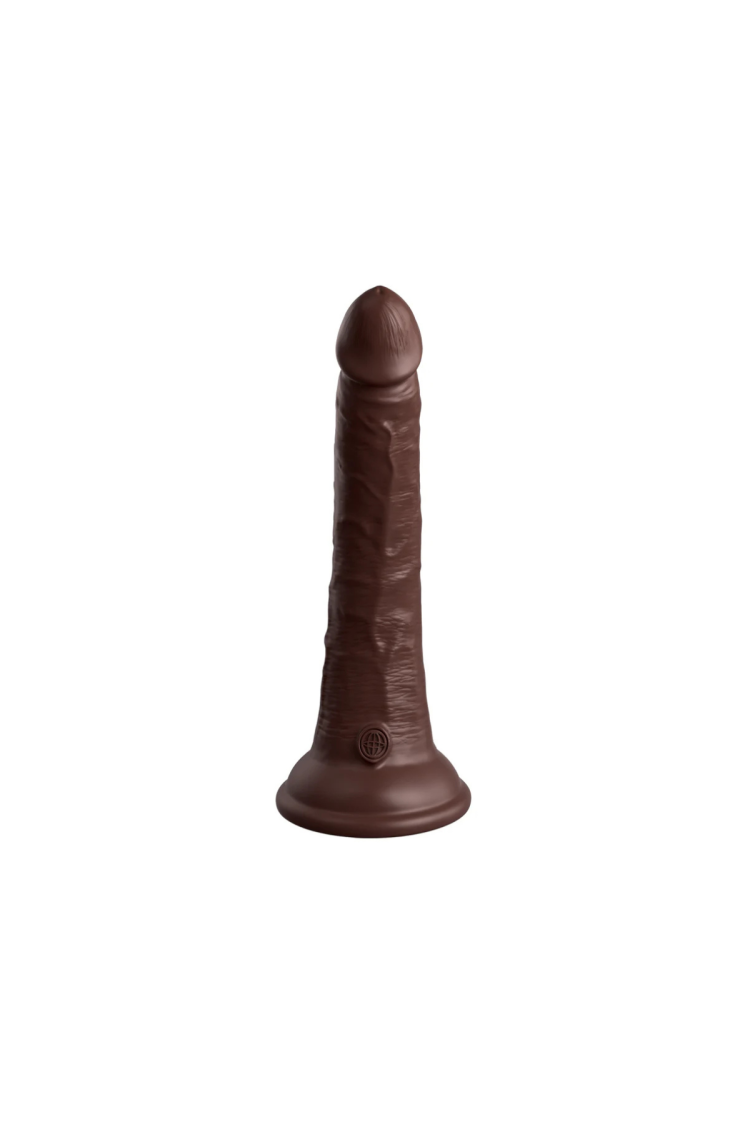 Dildo 18Cm King Cock Elite Dual Density Cock Brown Pipedream