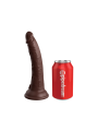 Dildo 18Cm King Cock Elite Dual Density Cock Brown Pipedream