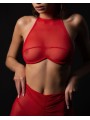 Reina Red Biustonosz Czerwony M/L Promees