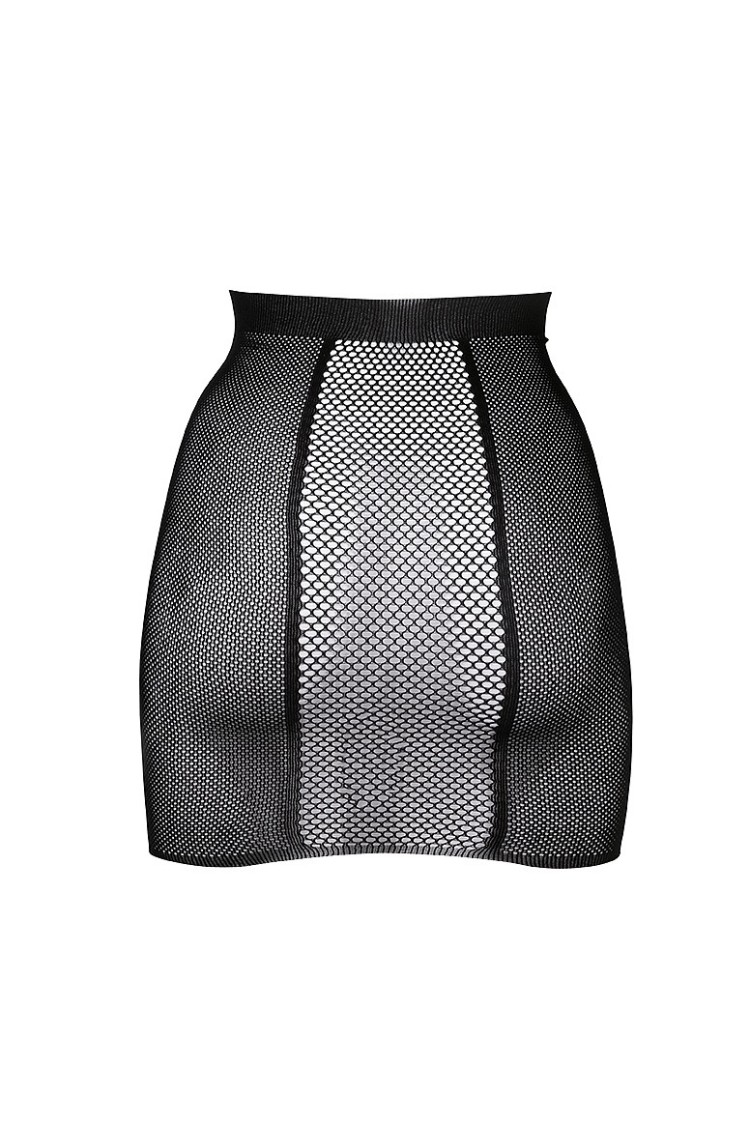 Spódnica Le Désir High-Waist Fishnet Skirt One Size Black Le Désir