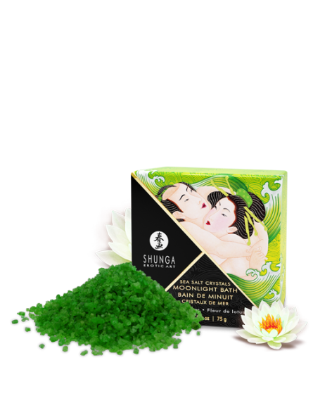 Afrodyzjakowa Sól Morska Do Kąpieli O Zapachu Lotosu Moonlight Bath Lotus Flower Shunga