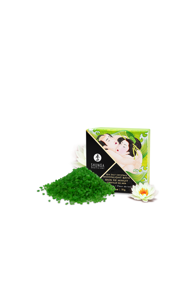 Afrodyzjakowa Sól Morska Do Kąpieli O Zapachu Lotosu Moonlight Bath Lotus Flower Shunga