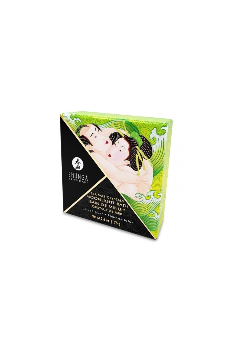 Afrodyzjakowa Sól Morska Do Kąpieli O Zapachu Lotosu Moonlight Bath Lotus Flower Shunga
