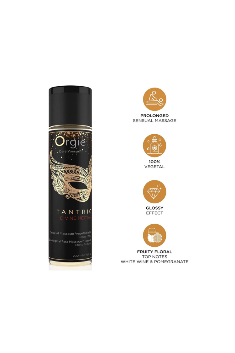 Olejek Do Masażu Tantric Divine Nectar 200Ml Orgie