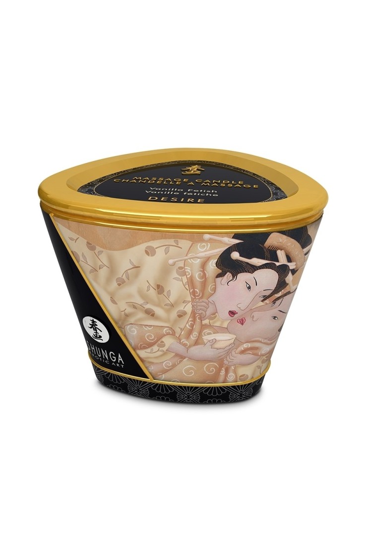 Świeca Do Masażu O Zapachu Waniliowym Desire Massage Candle 170 Ml Shunga