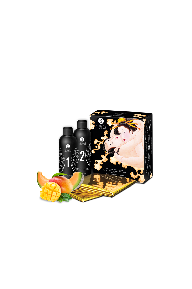 Żel Do Masażu O Zapachu Melona I Mango Melon & Mango Massage Gel 2 X 250Ml Shunga