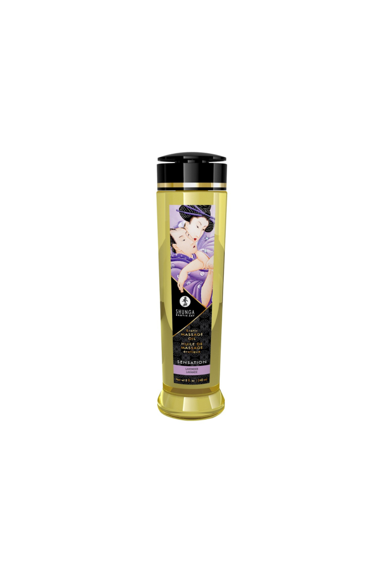 Olejek Erotic Massage Oil Sensation / Lavender 240Ml Shunga