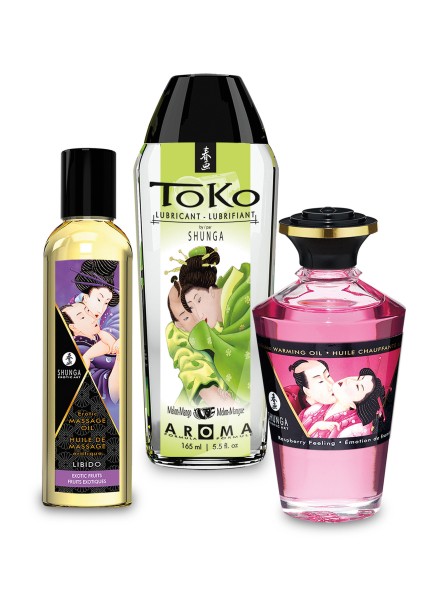 Zestaw Olejków Do Masażu Fruity Kisses Collection Shunga