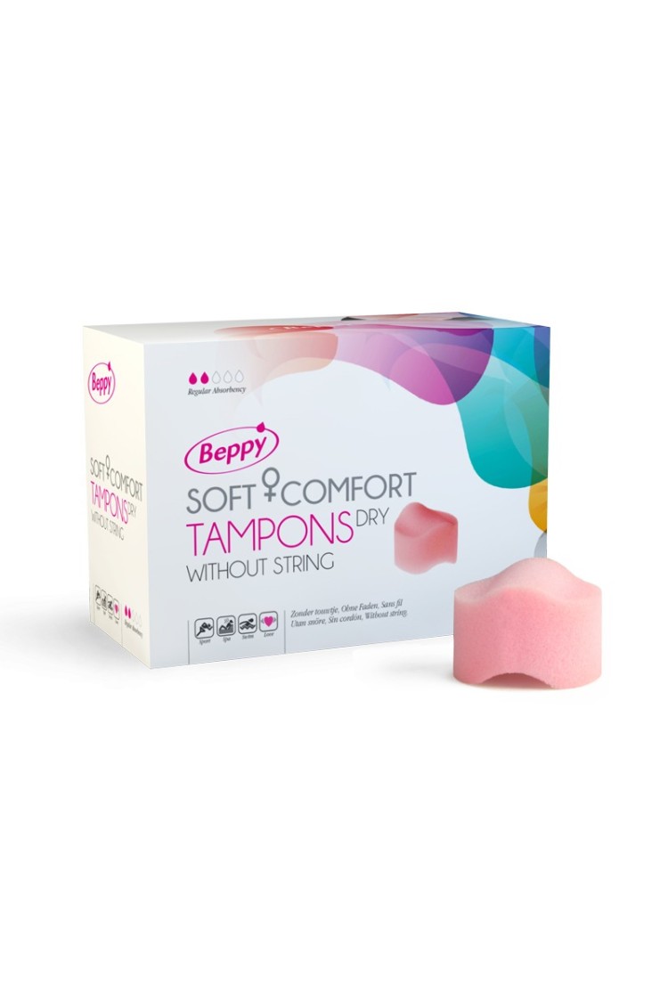Tampony Bez Sznurka Suche Soft Comfort Tampons Dry 8 Szt. Beppy