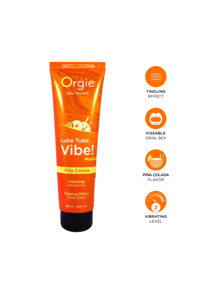 Lube Tube Vibe! Medium Pina Colada 100Ml Orgie